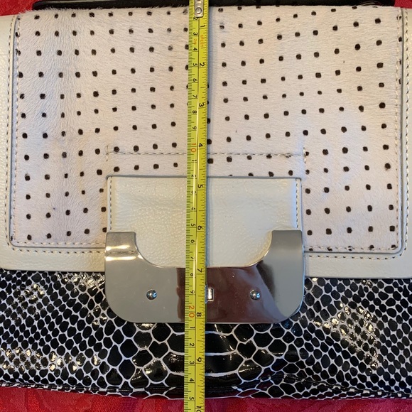 DVF large Harper daybag black shiny python combo - Picture 13 of 13